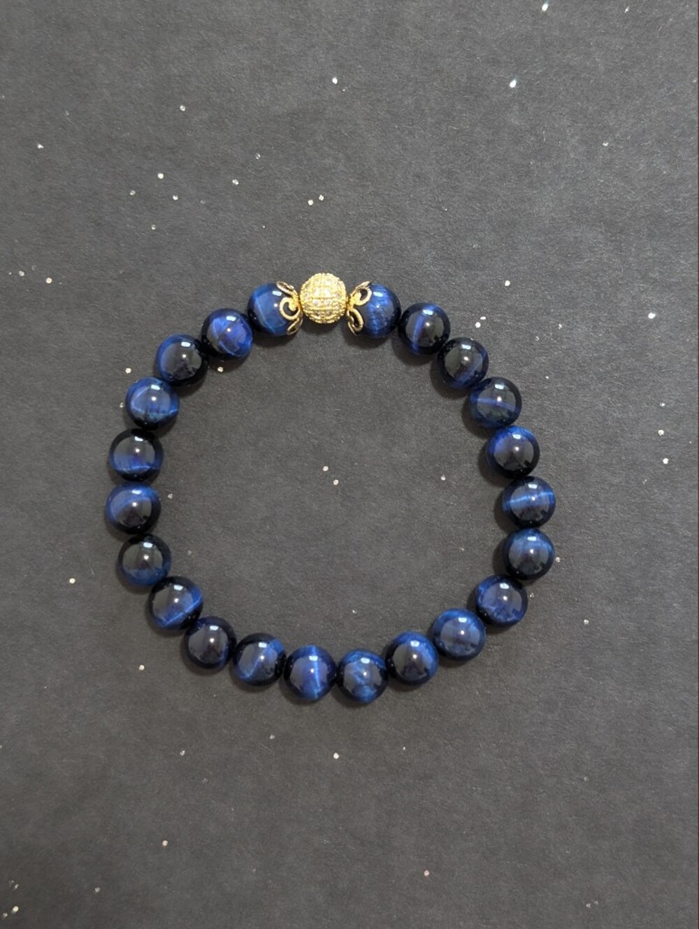 Blue Tiger's Eye Bracelet - Picture 6 of 6